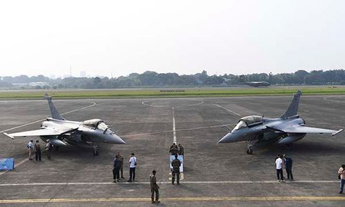 6 Jet Rafale Milik AU Prancis Singgah di Jakarta Usai Selesaikan Misi Pegase