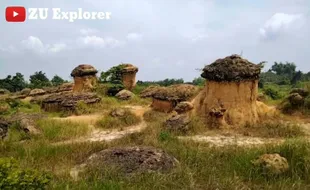 Unik, Bekas Tambang Kapur di Gresik Ini Jadi Tempat Wisata Bukit Jamur