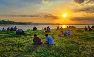 Nonton Lur, Ada Pentas Musik Terapung dan Festival Perahu di Rawa Jombor Klaten