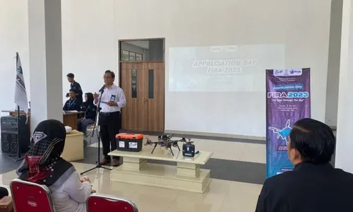 Bengawan UV UNS Solo Pamerkan Drone, Menang Kompetisi Roboworld Cup di Jerman