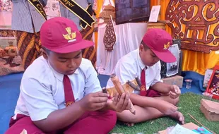 Gebyar Inovasi Pendidikan Klaten, Siswa SD Pokak Bikin Miniatur Pesawat Kayu