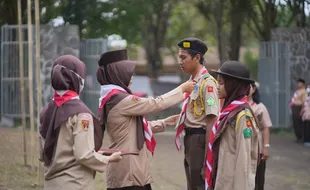 Sambut Hari Bhakti Husada, Ratusan Pramuka Camping di Bumi Perkemahan Kepurun