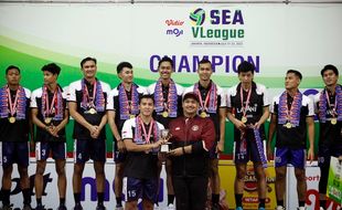 Tim Voli Putra Indonesia Juara SEA V League 2023, Menpora Apresiasi PBVSI