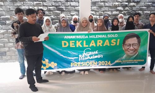 Anak Muda Milenial Solo Dukung Gus Muhaimin Maju Capres 2024