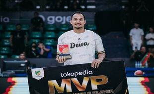 Berkontribusi Besar Bawa Dewa United ke Semifinal, Kaleb Jadi MVP IBL 2023