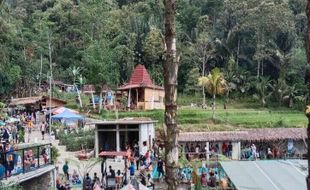 Libur Sekolah, Wisata Air Kalikesek Sriwulan Kendal Diserbu Wisatawan