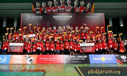 Daftar 51 Pebulu Tangkis Peraih Super Tiket Audisi Umum PB Djarum 2023