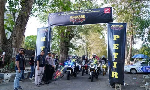 1.000 Bikers Honda Kumpul di Pemalang Rayakan HUT Petir