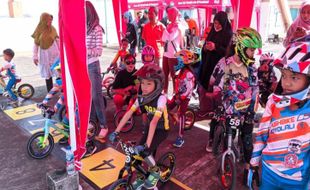 Mengintip Keseruan Lomba Pushbike Race 1.0 di Rooftop Lantai 5 Solo Grand Mall