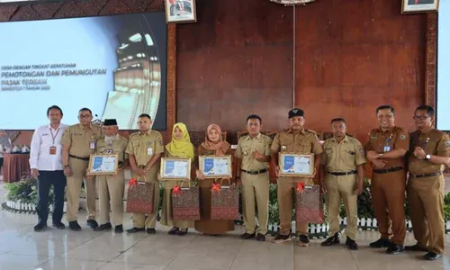 Jauh dari Kota, Desa di Karanganyar Ini Raih Penghargaan Pungutan Pajak Terbaik