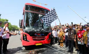 Selama Proyek Viaduk Gilingan Digarap, Rute BRT Trans Jateng dan BST Dialihkan