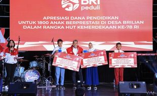 Mantap! 1.800 Anak Berprestasi di Desa BRILiaN Dapat Beasiswa BRI