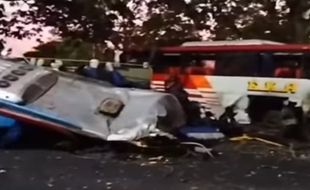 Kronologi Sugeng Rahayu Vs Eka di Ngawi, Bus Hendak Hindari Pejalan Kaki