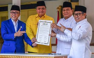 Golkar, PAN Resmi Gabung Koalisi Gerindra dan PKB Usung Prabowo Capres 2024