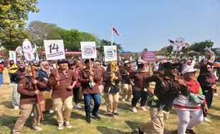 6.000 Goweser Meriahkan Sepeda Santai yang Dipusatkan di Alun-alun Klaten