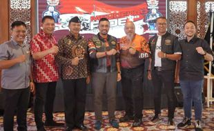 Singgah Solo, Rombongan HDCI Merdeka Ride 2023 Dijamu Es Puter & Cabuk Rambak