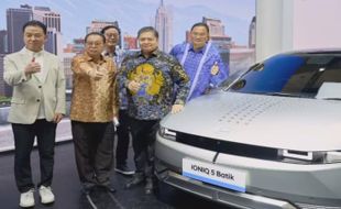 Gandeng Gibran, Hyundai Ioniq 5 Motif Batik Kawung Meluncur di GIIAS 2023