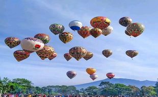 Catat Tanggalnya! Java Balloon Attraction Mirip Cappadocia Digelar di Wonosobo