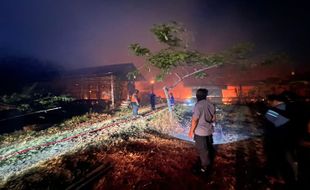 Kandang Ayam di Jeruksawit Karanganyar Terbakar, Kerugian Lebih dari Rp1 Miliar