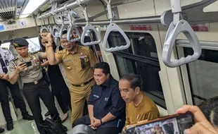 Tiga Kali Menjajal, Presiden Jokowi Sebut LRT Jabodebek Nyaman