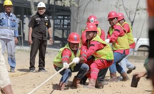 Meriah! Semen Gresik Gelar Lomba Khas dan Upacara Bendera 17 Agustus