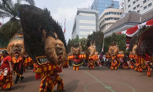 Seniman Reog Ponorogo Pawai di Jakarta, Dorong Reog Jadi WBTB oleh UNESCO