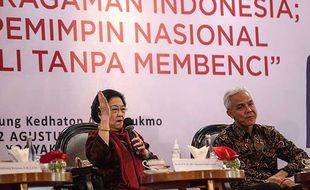 Megawati Hadiri Temu Kebangsaan Relawan Ganjar Pranowo di Yogyakarta