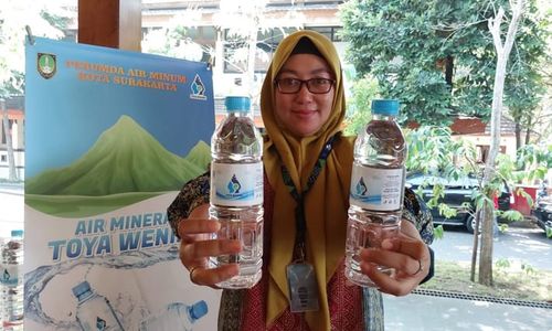 PDAM Solo Mulai Jual Air Minum dalam Kemasan, Pakai Sumber Cokro Tulung