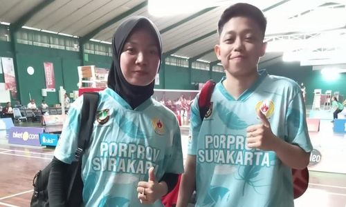 Dramatis, Ganda Putri Kota Solo Tersingkir di Semifinal Porprov Jateng 2023