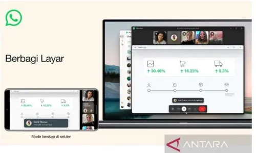 Wow, WhatsApp Bisa Berbagi Layar Saat Video Call