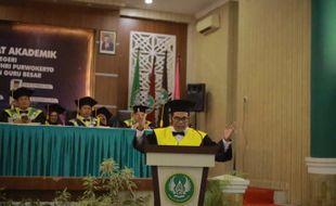 Usung Gagasan Moderasi Beragama, Abdul Wachid Jadi Guru Besar UIN Purwokerto