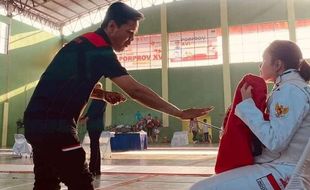 Mantap! Hari Pertama, Tim Anggar Kota Solo Panen Medali Porprov Jateng 2023