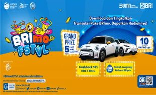 BRI Bagikan Mobil Listrik Keren di BRImo FSTVL 2023, Ini Cara Mendapatkannya