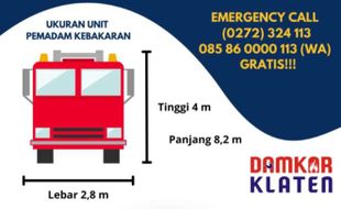 HUT RI di Klaten, Pemasangan Atribut Diminta Perhatikan Akses Mobil Damkar