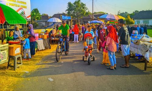 Warga Glagahwangi Klaten Sambut Antusias Waduk Jomblo Festival