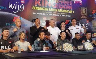 Perebutan Sabuk Juara Nasional KX-1 Kickboxing Digelar di Brebes