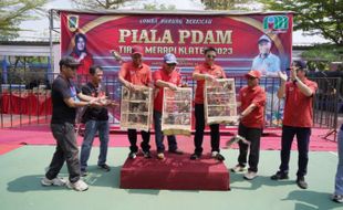 Ratusan Burung Diadu dalam Lomba Kicau Mania di PDAM Tirta Merapi Klaten