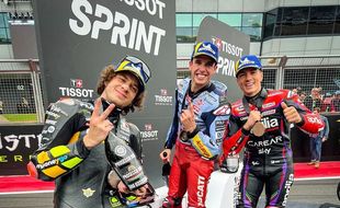 Sempat Ngantuk di Tikungan, Alex Marquez Menangi Sprint Race MotoGP Inggris