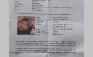 Gadis Pracimantoro Wonogiri Hilang, Sepeda Motornya Ditemukan di Parkiran Pasar