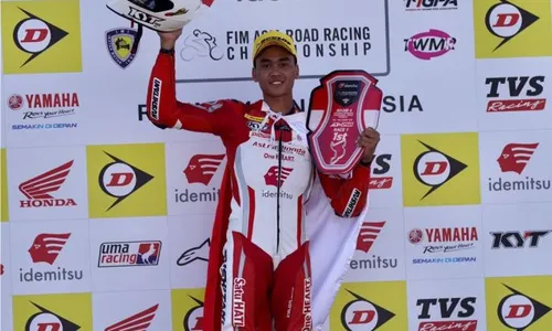 Pembalap Astra Honda Raih Podium Tertinggi di ARRC Mandalika