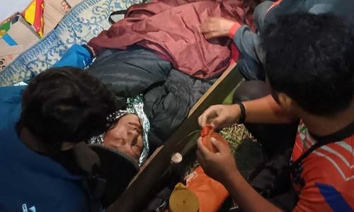 Hipotermia di Pos 2 Cemoro Kandang Gunung Lawu, Seorang Pendaki Dievakuasi