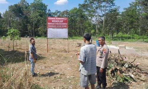 Pembangunan Kandang Ayam di Musuk Boyolali Ditolak Warga, Polisi Turun Tangan