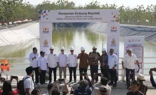 Mantap! Kolaborasi Masyarakat dan Korporasi Hasilkan Embung di Klego Boyolali