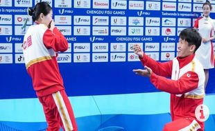 Cie-cie! Atlet Taekwondo China Ini Dilamar Seusai Terima Medali Emas Kejuaraan