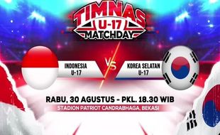 Daftar 11 Pemain Starter Timnas U-17 vs Korea Selatan, Arkhan Kaka Cadangan