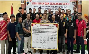 Ormas, LSM, dan Perguruan Silat Purbalingga Gelar Deklarasi Damai Jelang Pemilu