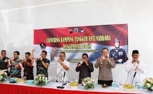 Kawasan Sarirejo Salatiga Jadi Kampung Tangguh Antinarkoba Polres Salatiga