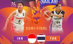 Sesaat Lagi, Timnas Indonesia Vs Thailand di Semifinal Piala Asia FIBA 2023