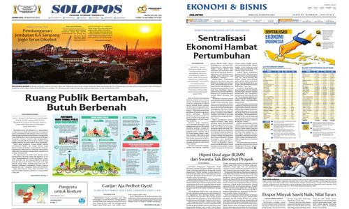 Solopos Hari Ini : Ruang Publik di Solo Bertambah, Butuh Berbenah