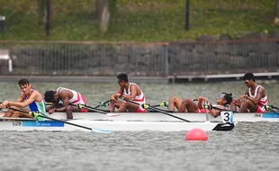 Tim Dayung Putra Gagal Raih Medali Nomor Quadruple Sculls di Asian Games